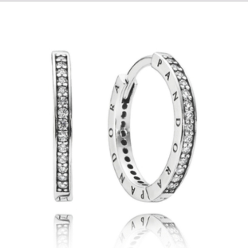 Pandora Signature Hoop Earrings